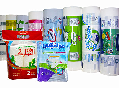 Different types of wrapper for food, dairy, cellulose
